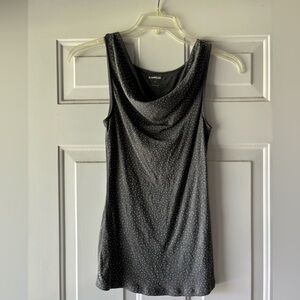 Express Black Draped Top in size Medium